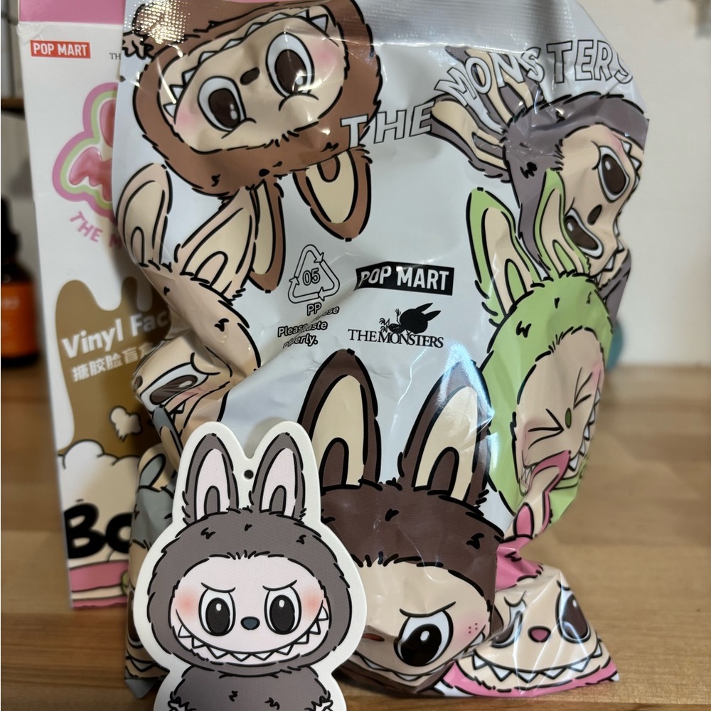 Authentic Pop Mart Labubu Sesame Bean